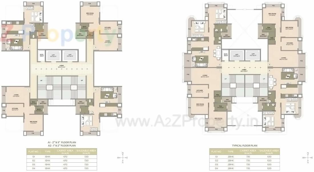 Layout of real estate project Signature Residency located at Thane-m-corp, Thane, Maharashtra