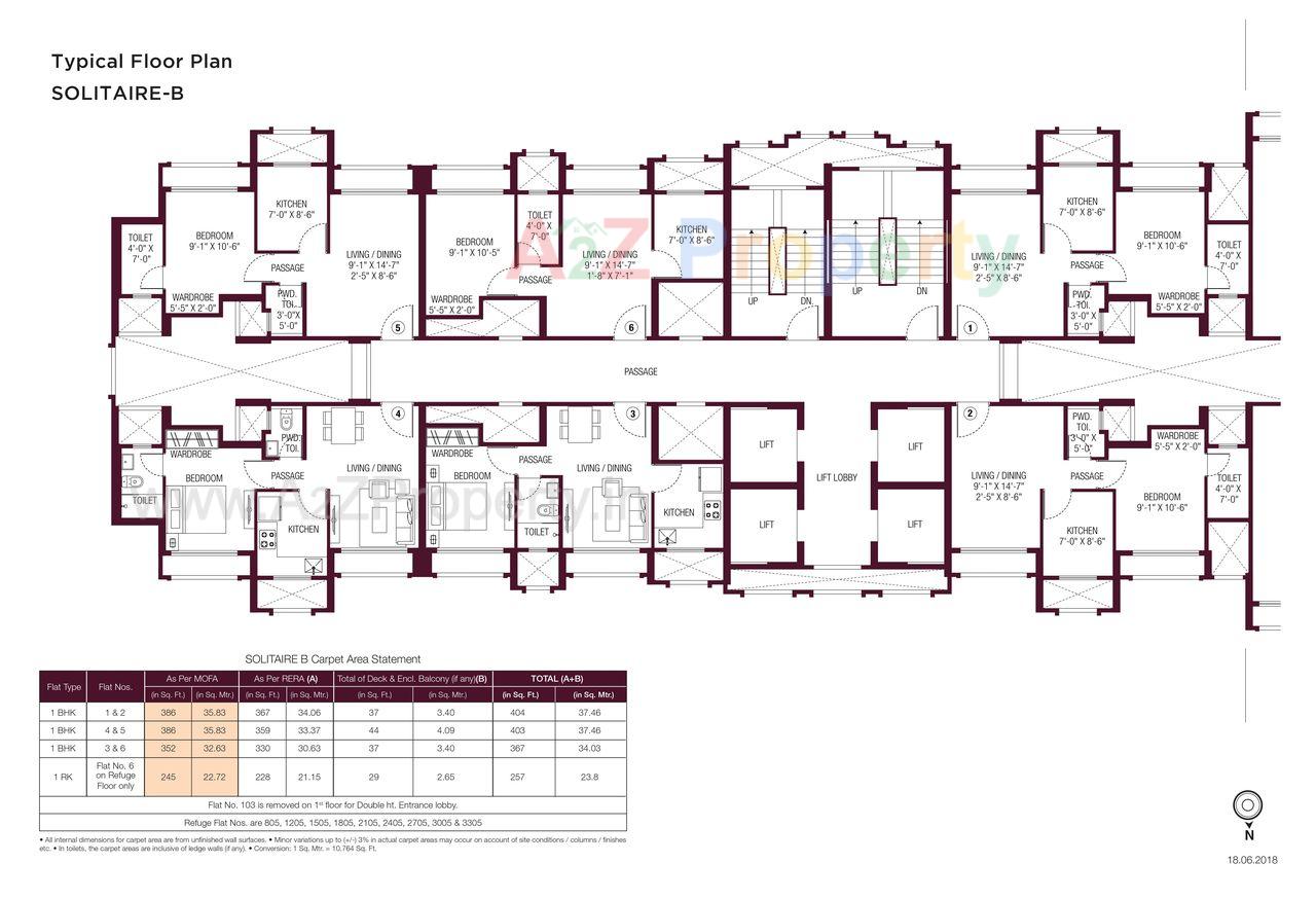 0015 of real estate project Solitaire located at Thane-m-corp, Thane, Maharashtra