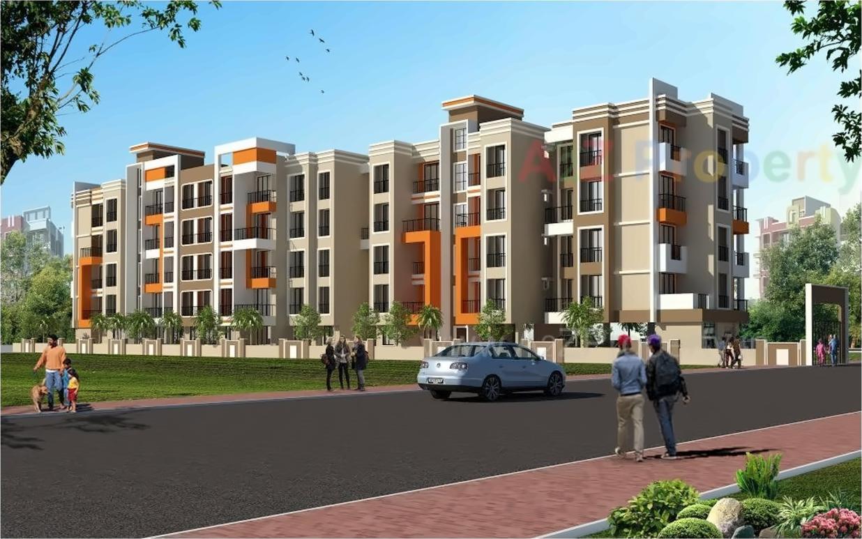 3D Elevation of real estate project Spring Wood Park located at Badlapur-m-cl, Thane, Maharashtra