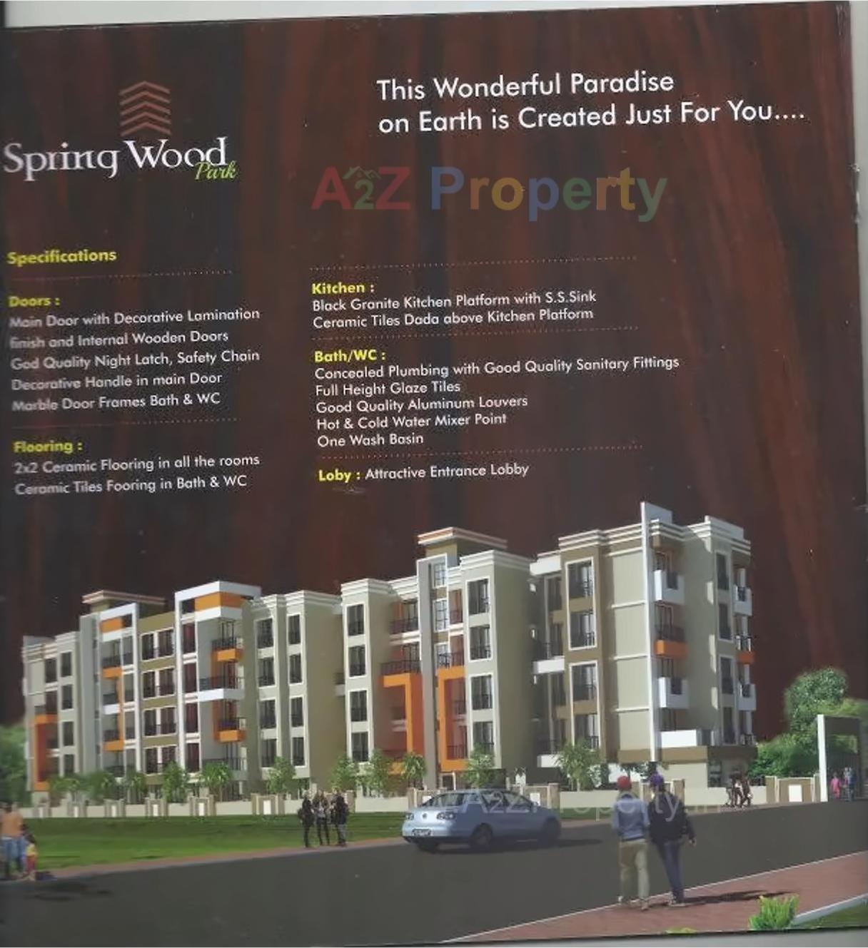 3D Elevation of real estate project Spring Wood Park located at Badlapur-m-cl, Thane, Maharashtra