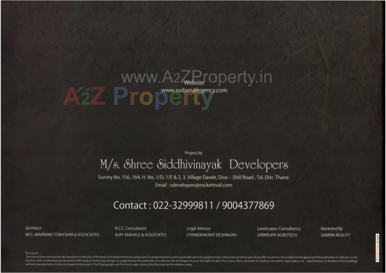  of real estate project Sudama Regency  1, located at Thane-m-corp, Thane, Maharashtra