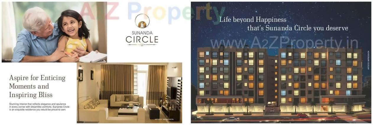 Layout of real estate project Sunanda Circle located at Thane-m-corp, Thane, Maharashtra