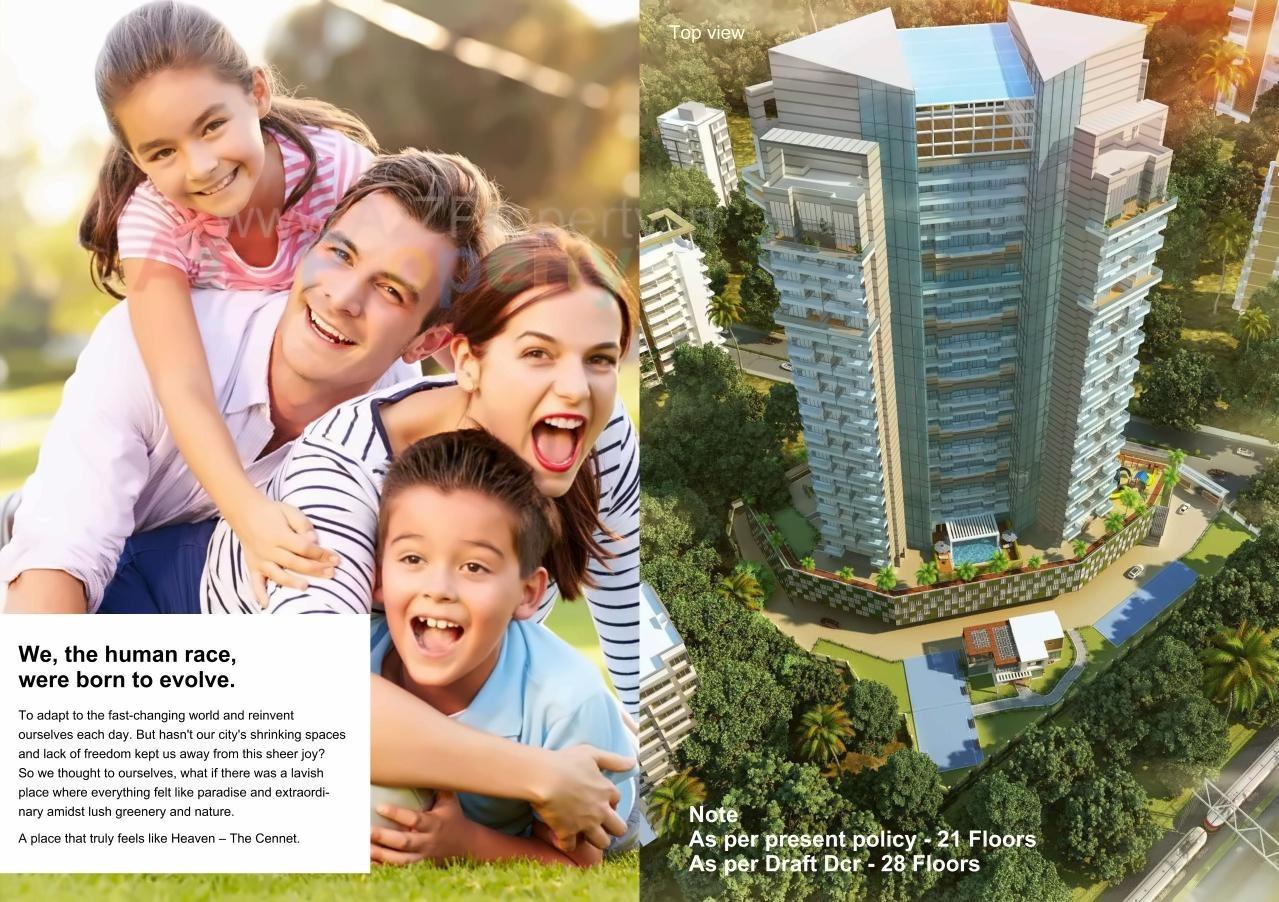 3D Elevation of real estate project The Cennet located at Dombivli, Thane, Maharashtra