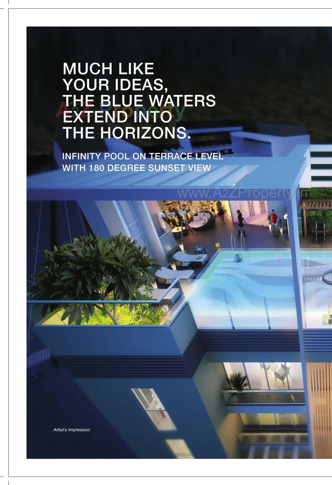 3D Elevation of real estate project The Palms located at Navi-mumbai-m-corp, Thane, Maharashtra