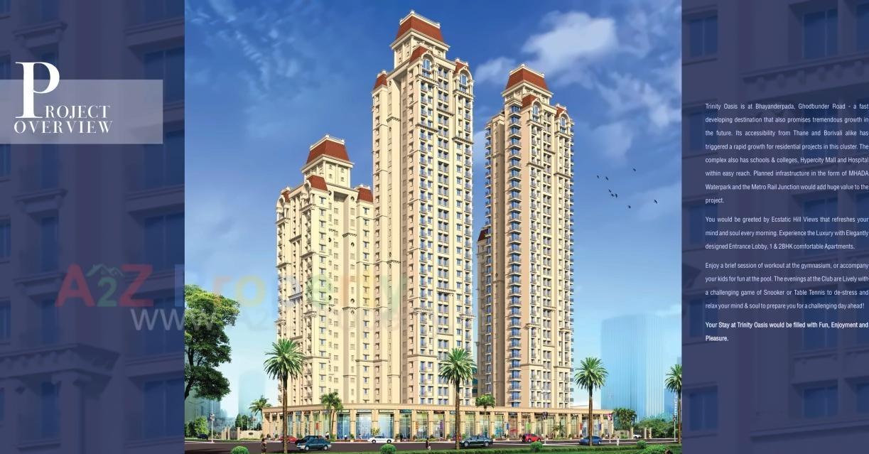 3D Elevation of real estate project Trinity Oasis located at Thane-m-corp, Thane, Maharashtra