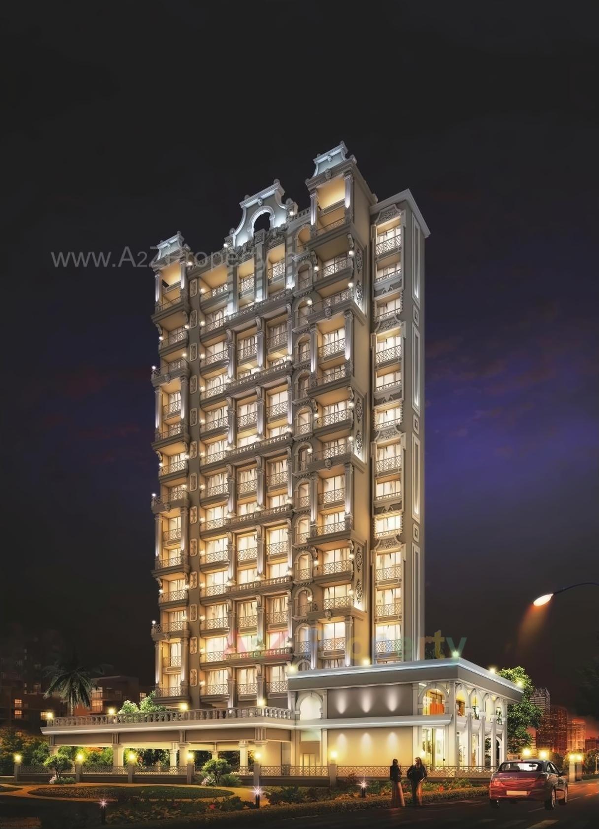3D Elevation of real estate project Tritan Meadows located at Navi-mumbai-m-corp, Thane, Maharashtra