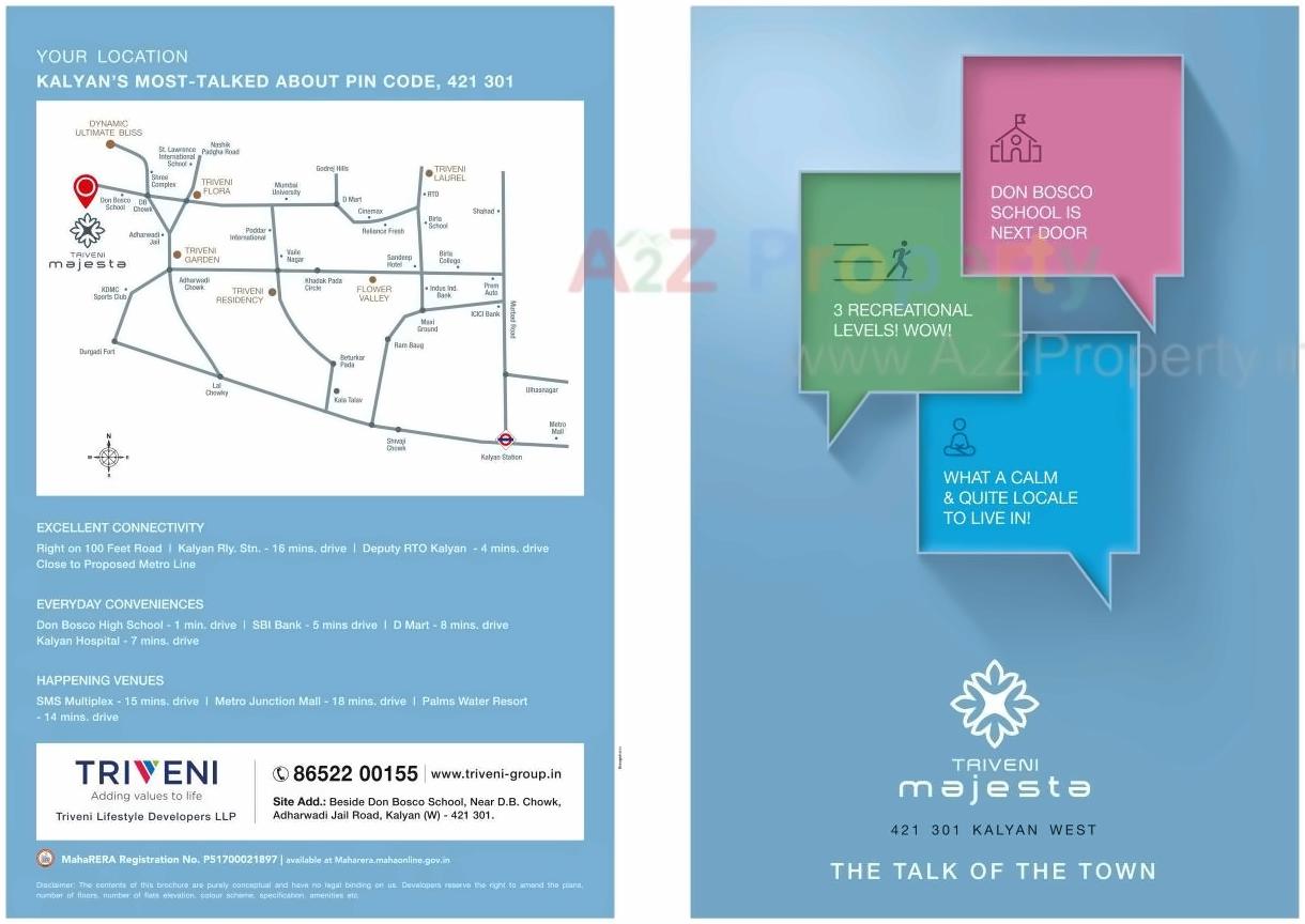  of real estate project Triveni Majesta located at Adharwadi, Thane, Maharashtra