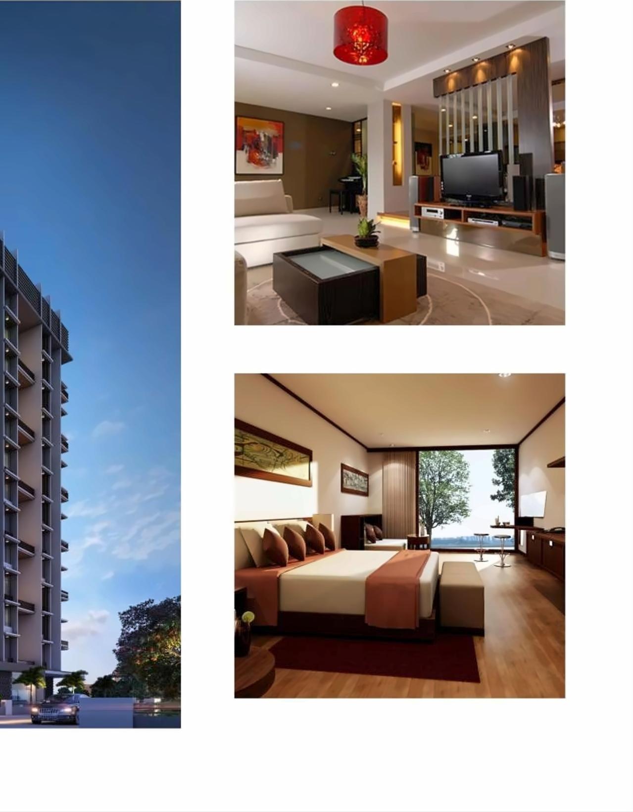 3D Elevation of real estate project Tulsi Sharnam located at Ambarnathm-cl, Thane, Maharashtra