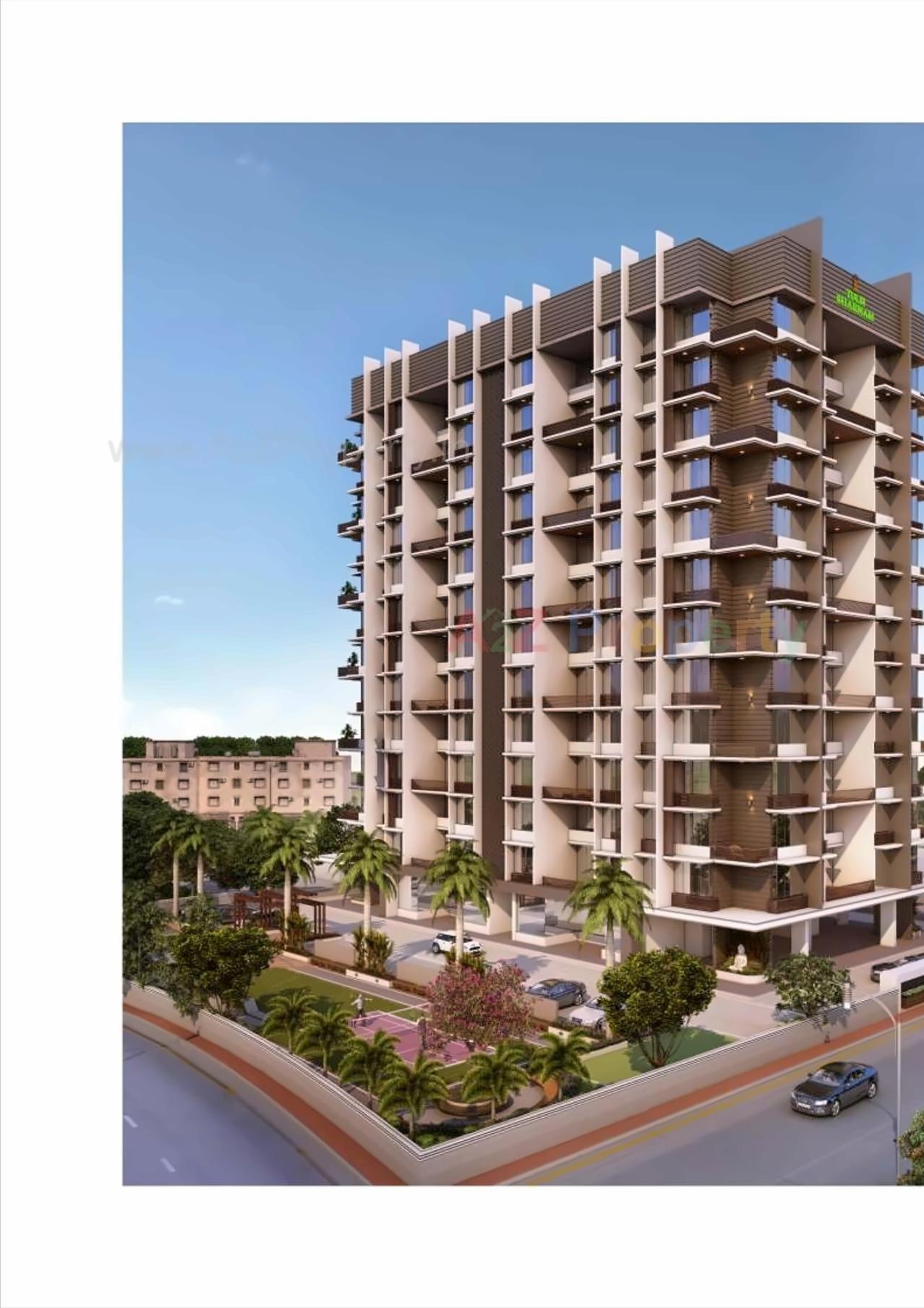 3D Elevation of real estate project Tulsi Sharnam located at Ambarnathm-cl, Thane, Maharashtra