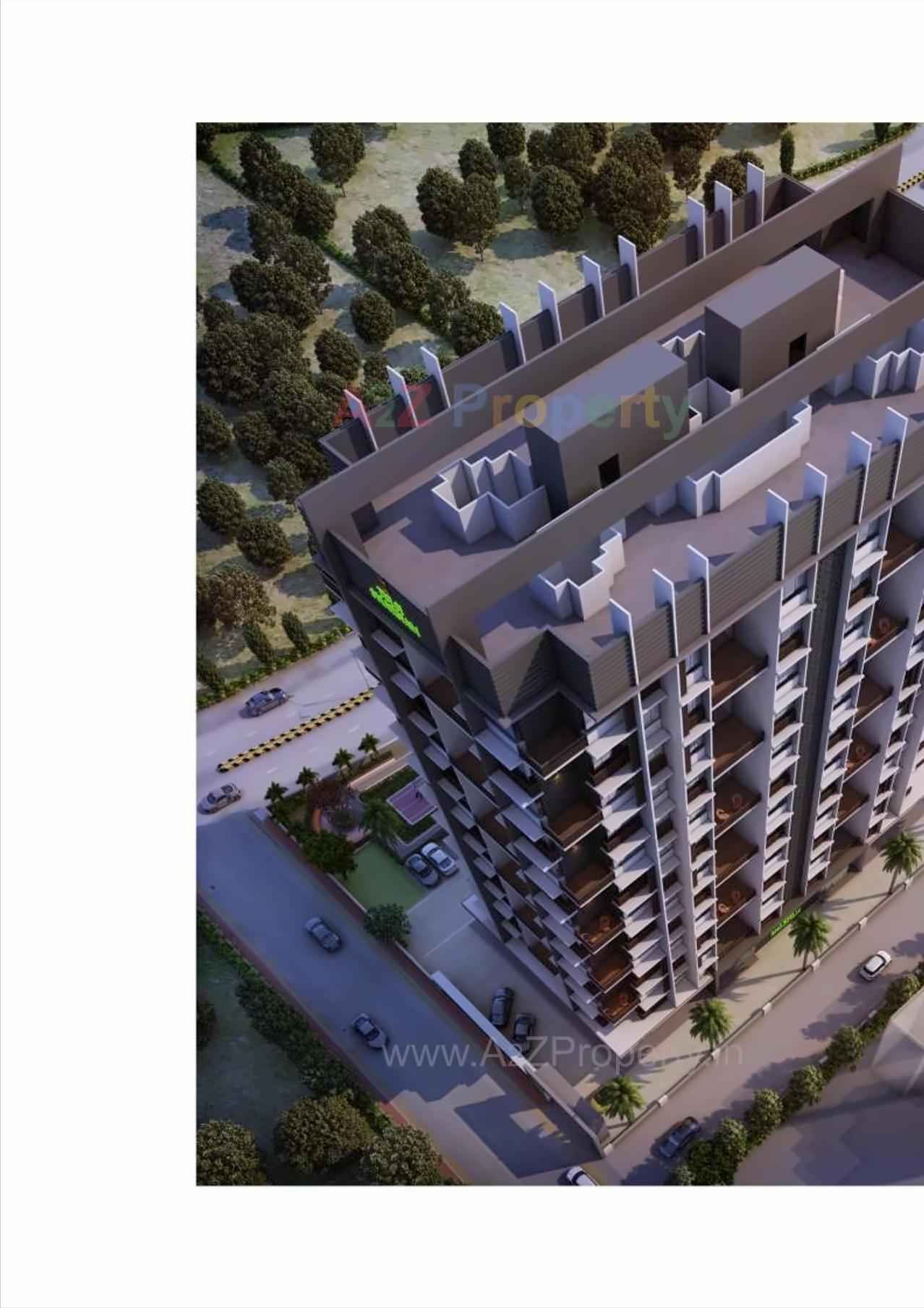 3D Elevation of real estate project Tulsi Sharnam located at Ambarnathm-cl, Thane, Maharashtra