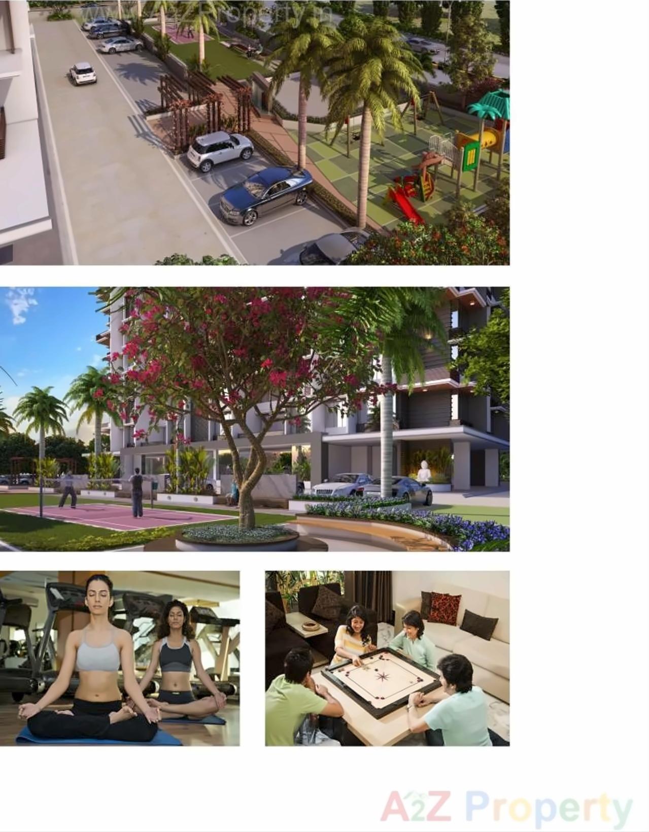 3D Elevation of real estate project Tulsi Sharnam located at Ambarnathm-cl, Thane, Maharashtra