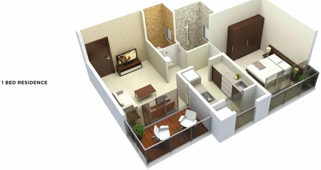 Layout of real estate project Tycoons Codename Goldmine Avenue located at Chikanghar, Thane, Maharashtra