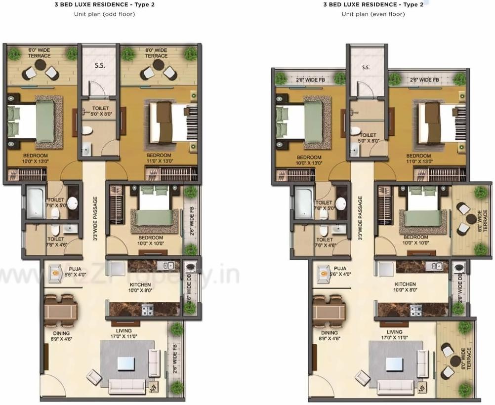 Layout of real estate project Tycoons Codename Goldmine Avenue located at Chikanghar, Thane, Maharashtra