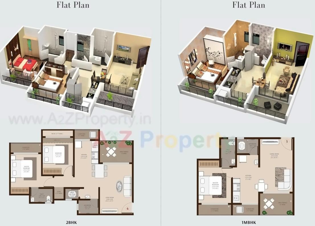 Layout of real estate project Uma Galaxy located at Titwala, Thane, Maharashtra