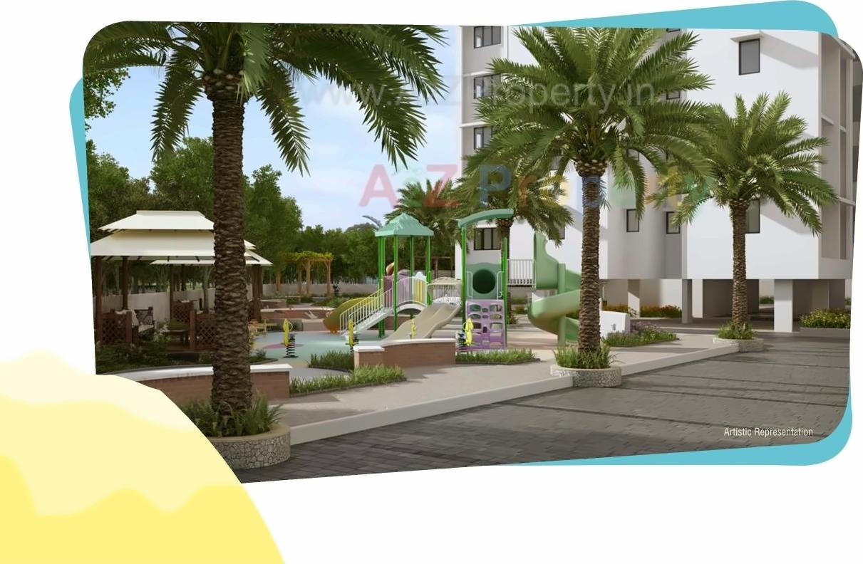 3D Elevation of real estate project Unnathi Woods Ii located at Thane-m-corp, Thane, Maharashtra