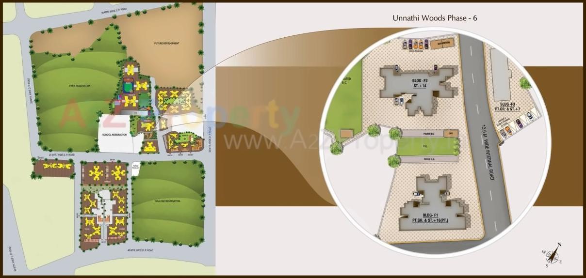  of real estate project Unnathi Woods located at Thane-m-corp, Thane, Maharashtra