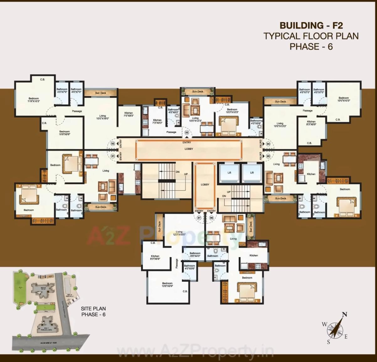 Layout of real estate project Unnathi Woods located at Thane-m-corp, Thane, Maharashtra