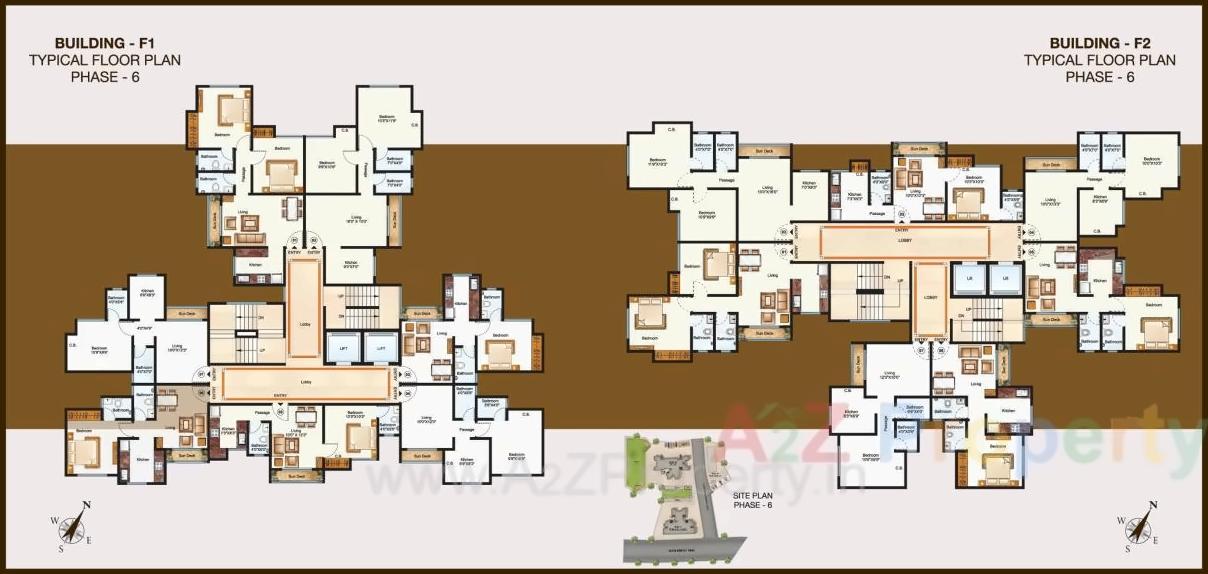 Layout of real estate project Unnathi Woods located at Thane-m-corp, Thane, Maharashtra