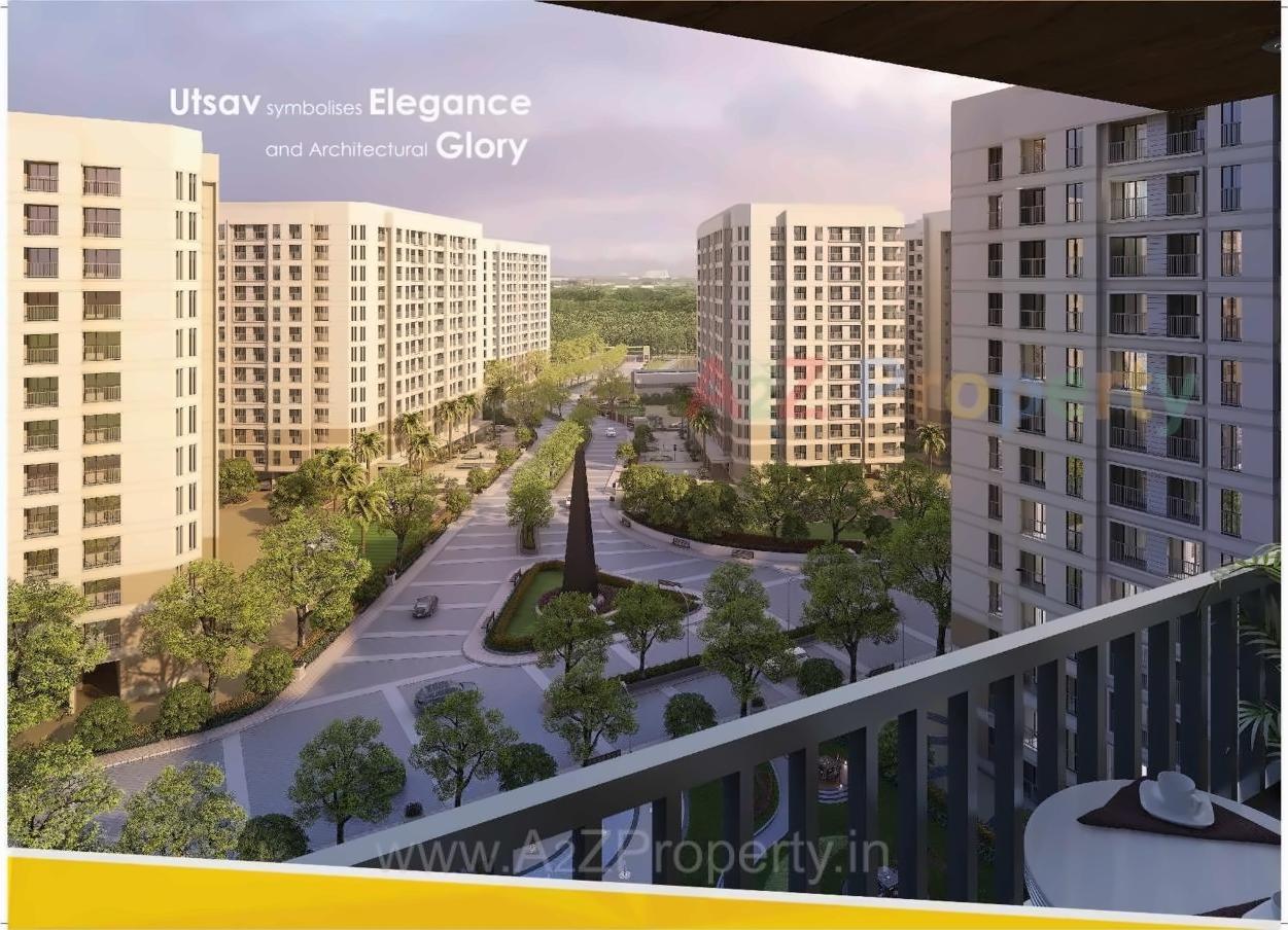 3D Elevation of real estate project Utsav located at Bhiwandi-m-corp, Thane, Maharashtra