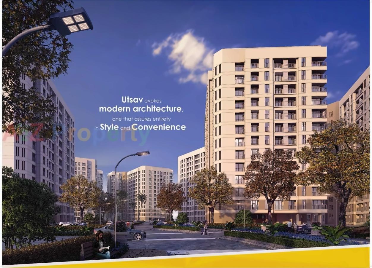 3D Elevation of real estate project Utsav located at Bhiwandi-m-corp, Thane, Maharashtra