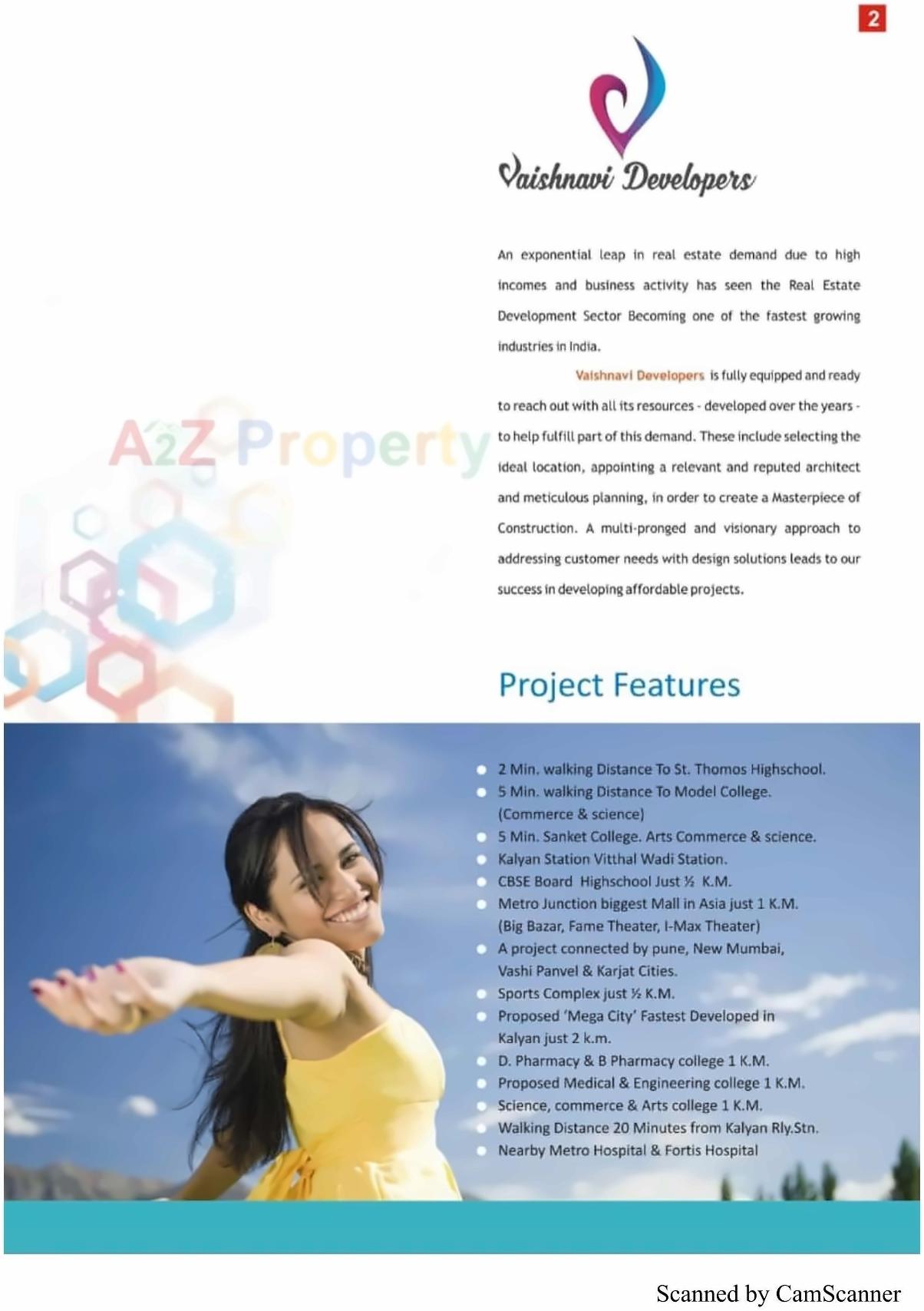  of real estate project Vaishnavi Enclave located at Tisgaon, Thane, Maharashtra