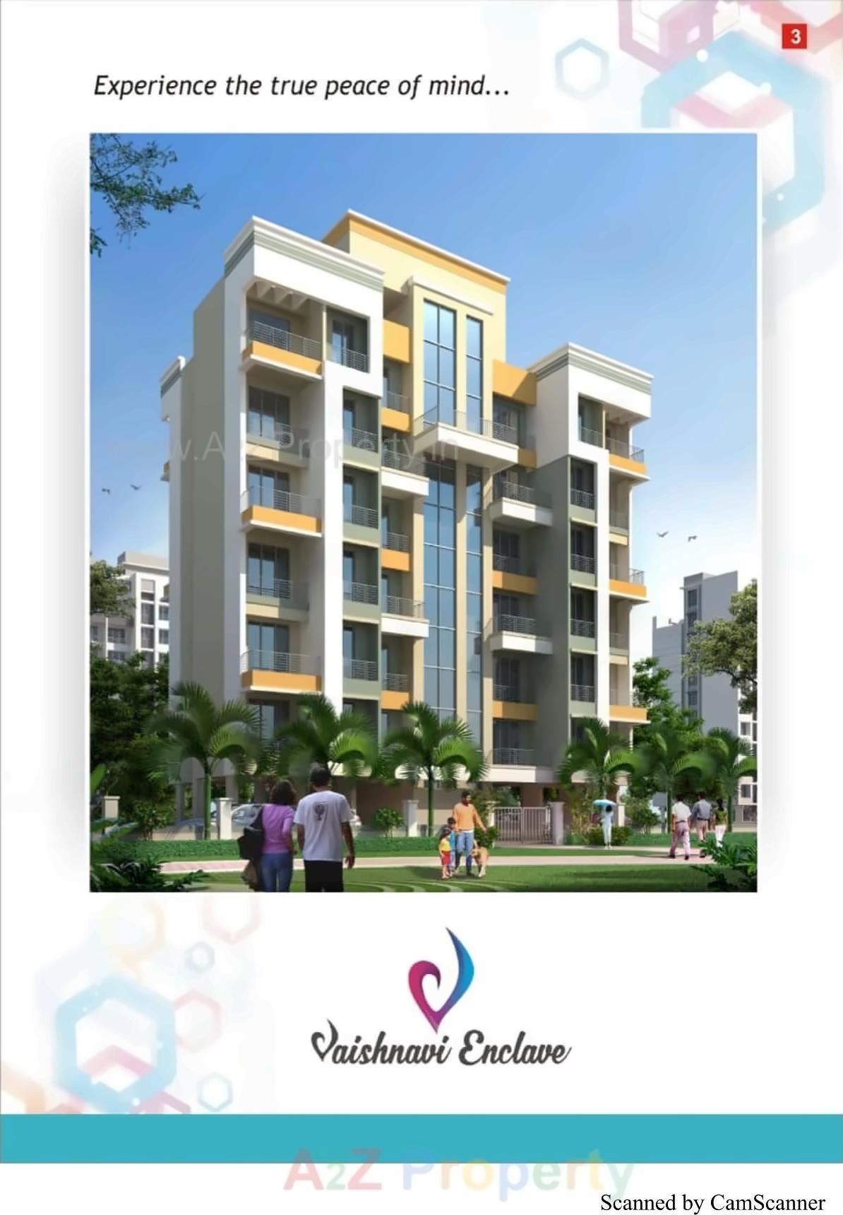 3D Elevation of real estate project Vaishnavi Enclave located at Tisgaon, Thane, Maharashtra