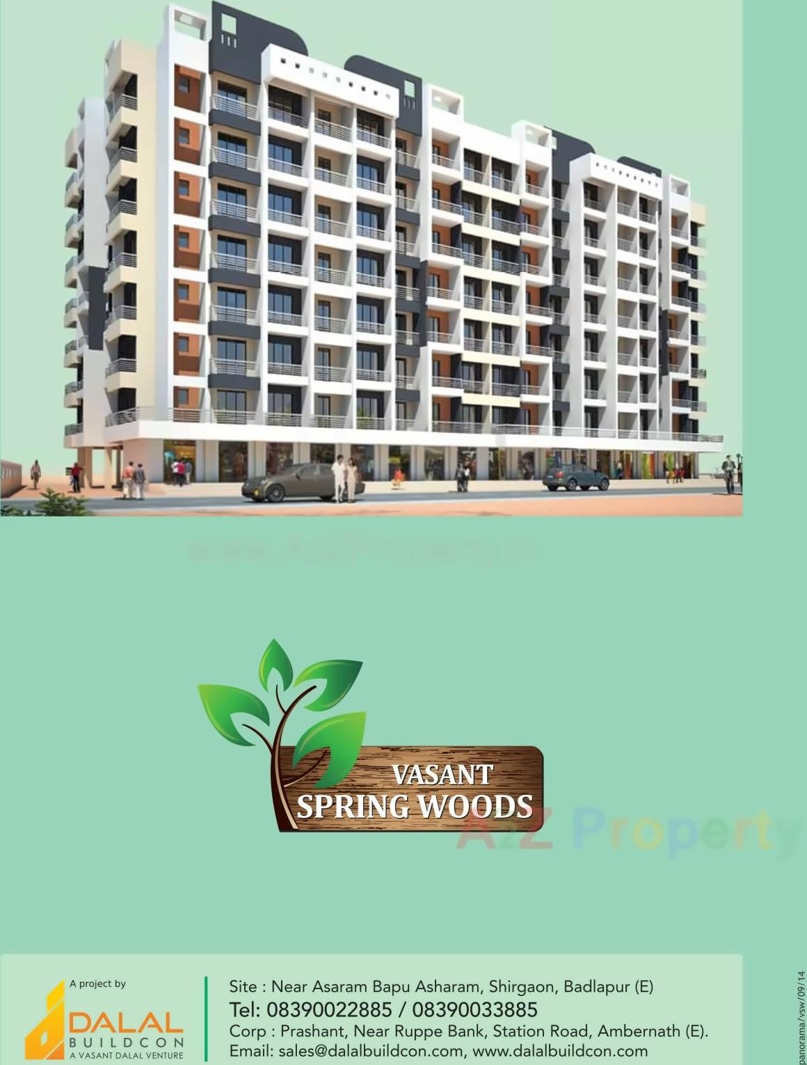 3D Elevation of real estate project Vasant Springwoods located at Badlapur-m-cl, Thane, Maharashtra