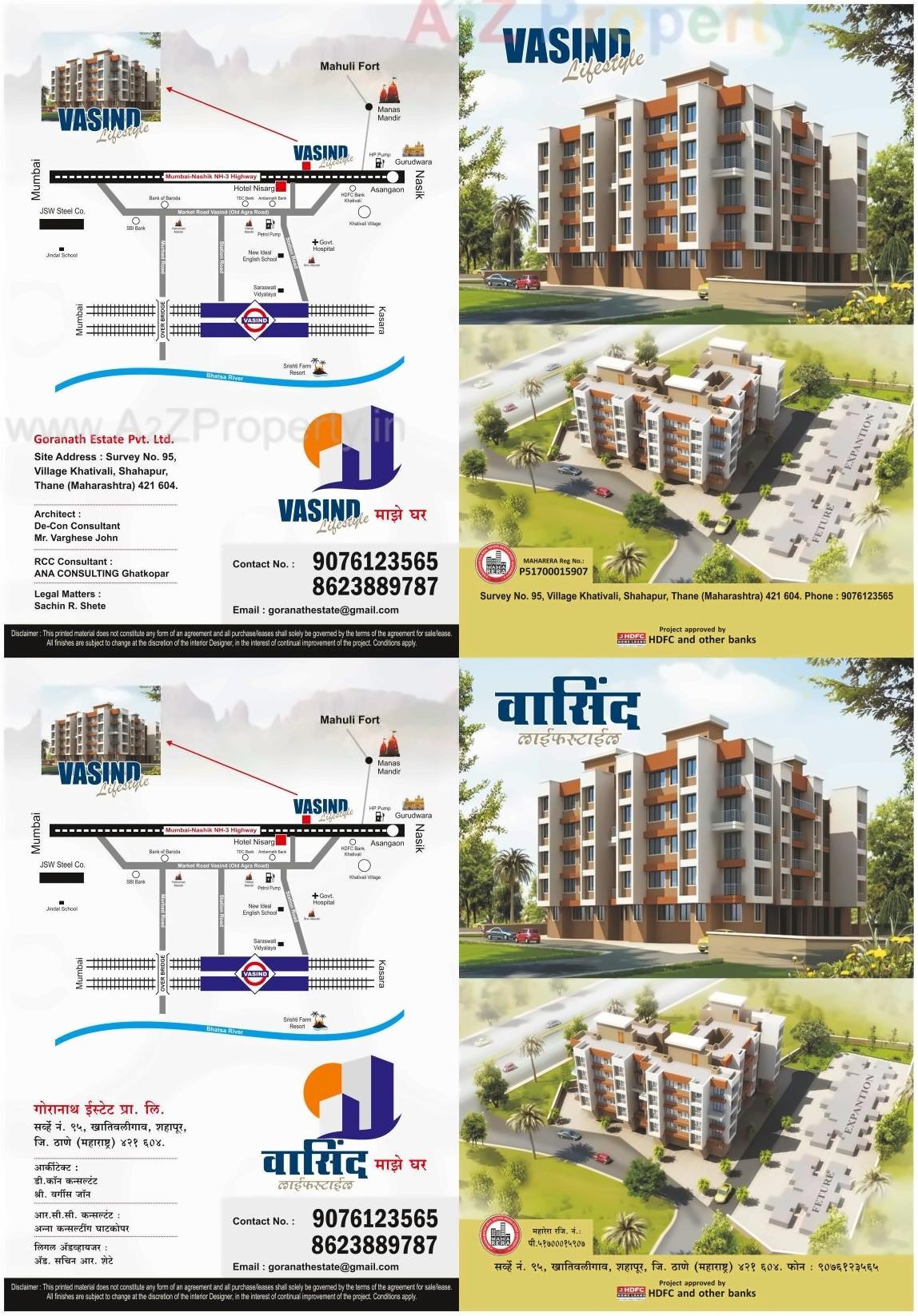  of real estate project Vasind Lifestyle located at Khativali, Thane, Maharashtra