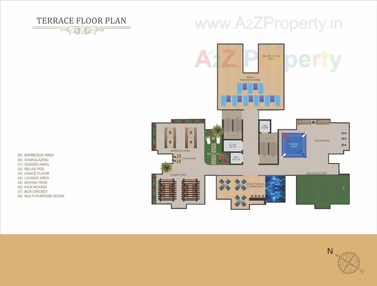Layout of real estate project Vedant Ambar located at Thane-m-corp, Thane, Maharashtra