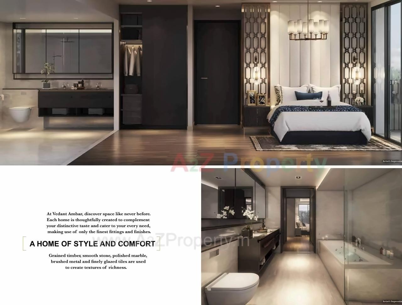 3D Elevation of real estate project Vedant Ambar located at Thane-m-corp, Thane, Maharashtra