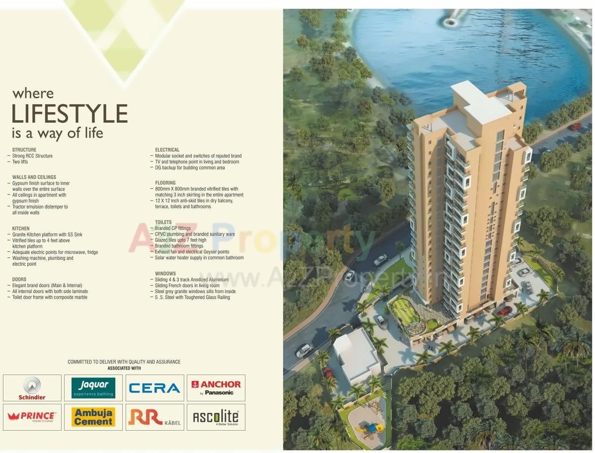 3D Elevation of real estate project Veera Residency located at Thane-m-corp, Thane, Maharashtra