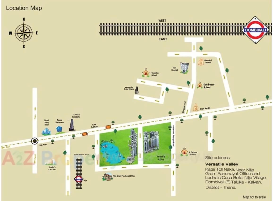  of real estate project Versatile Valley located at Nelje, Thane, Maharashtra