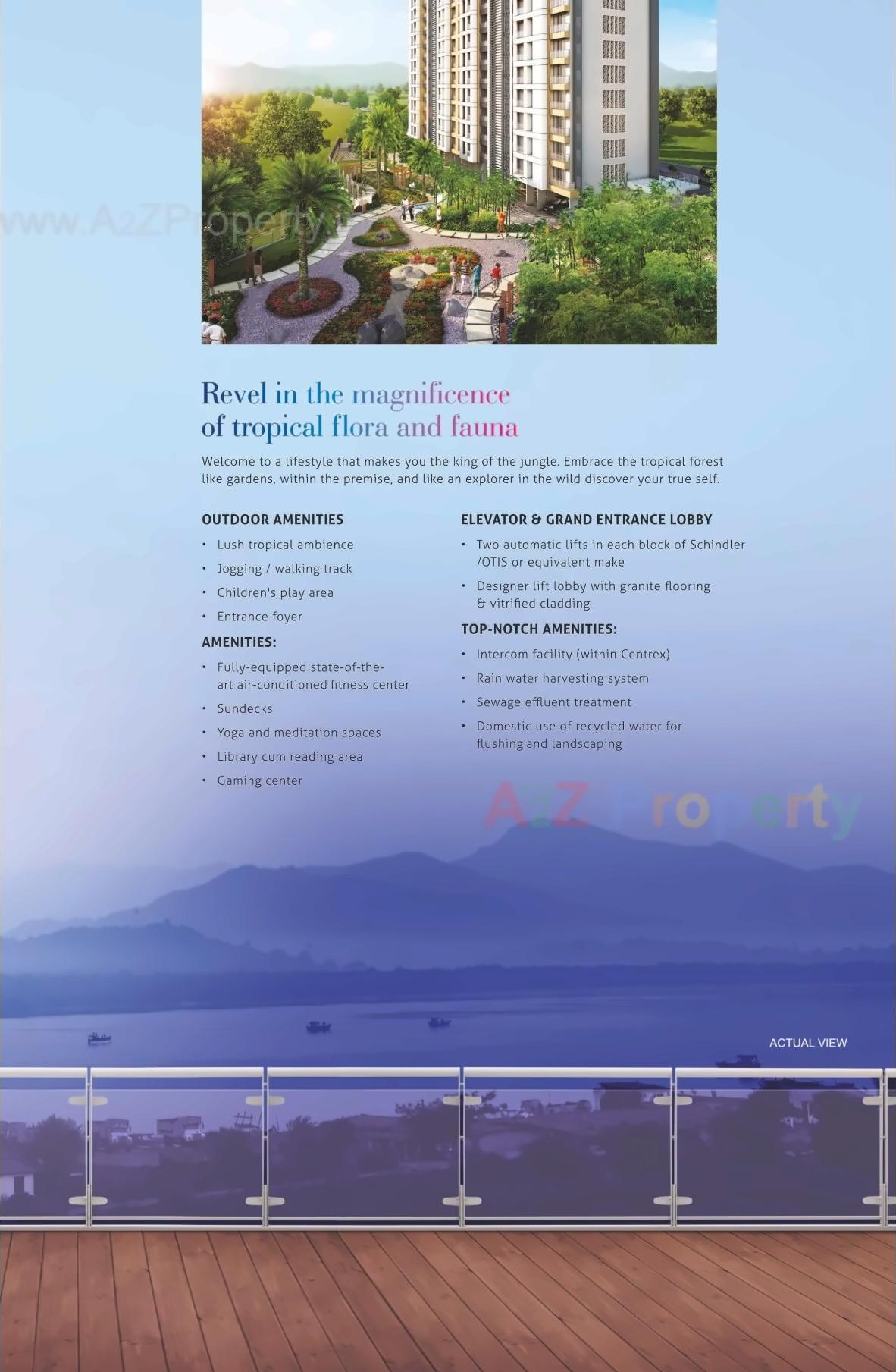 3D Elevation of real estate project Vihangs Vermont located at Thane-m-corp, Thane, Maharashtra