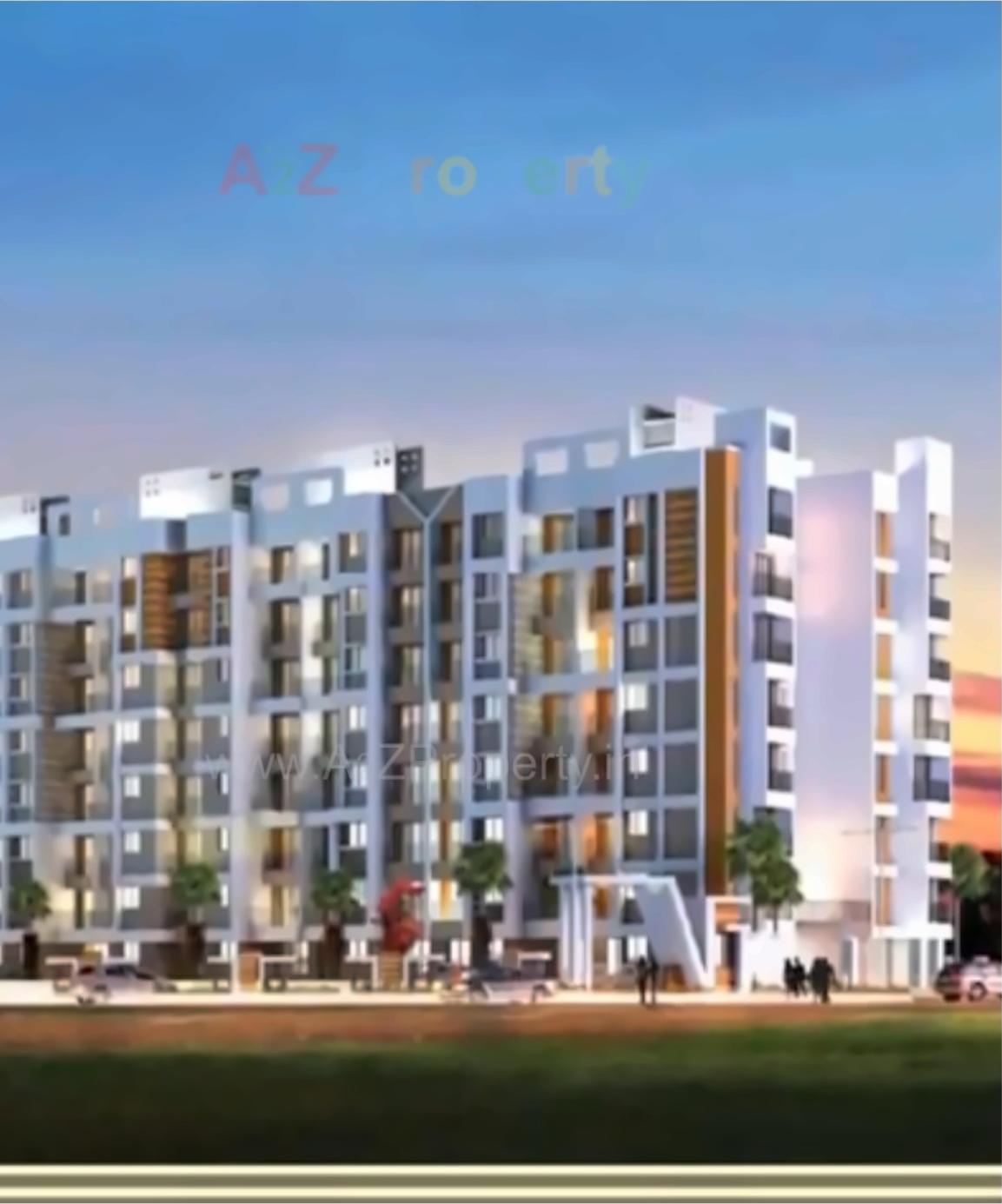 3D Elevation of real estate project Vishnu Vatika A located at Badlapur-m-cl, Thane, Maharashtra