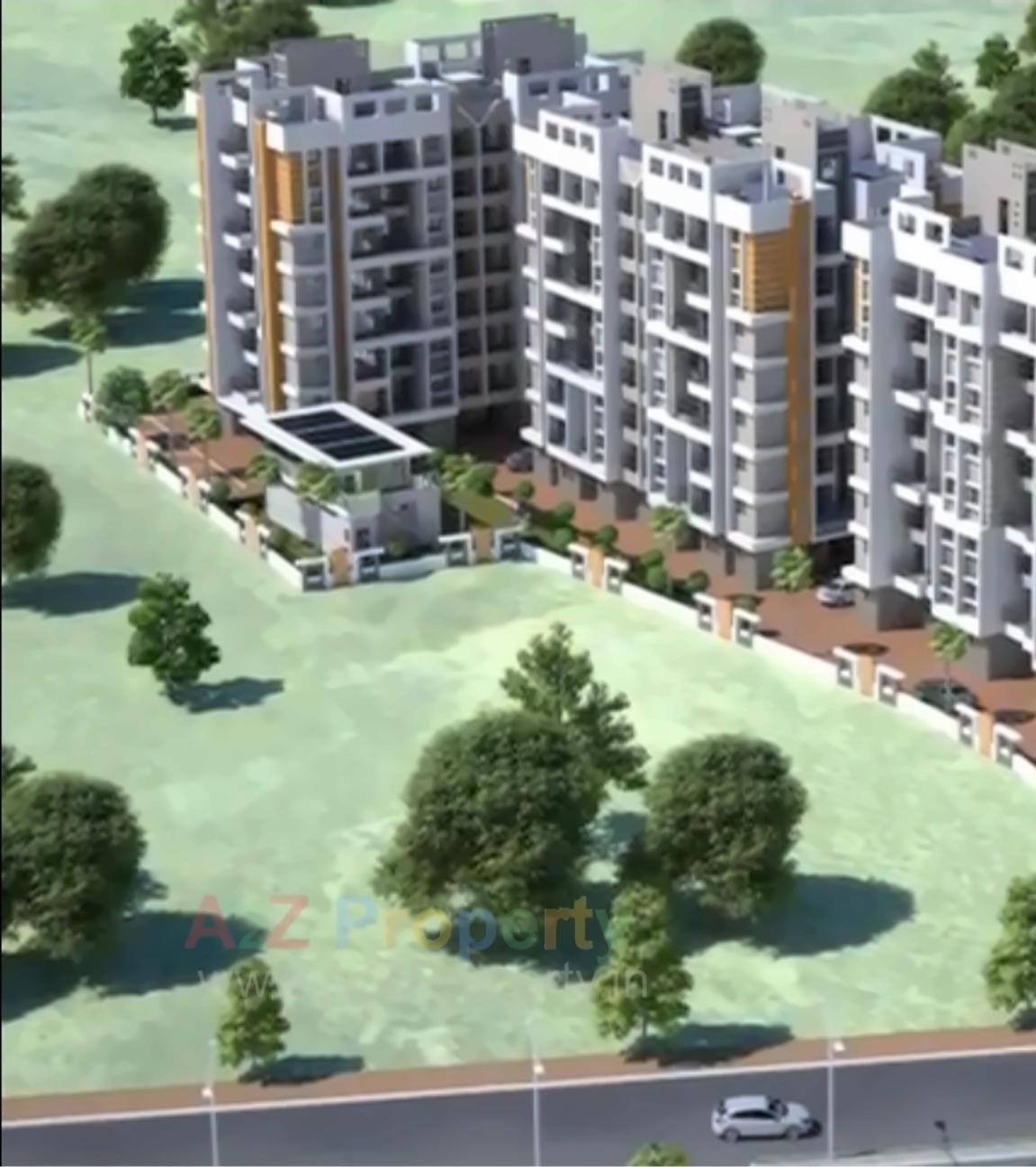 3D Elevation of real estate project Vishnu Vatika A located at Badlapur-m-cl, Thane, Maharashtra