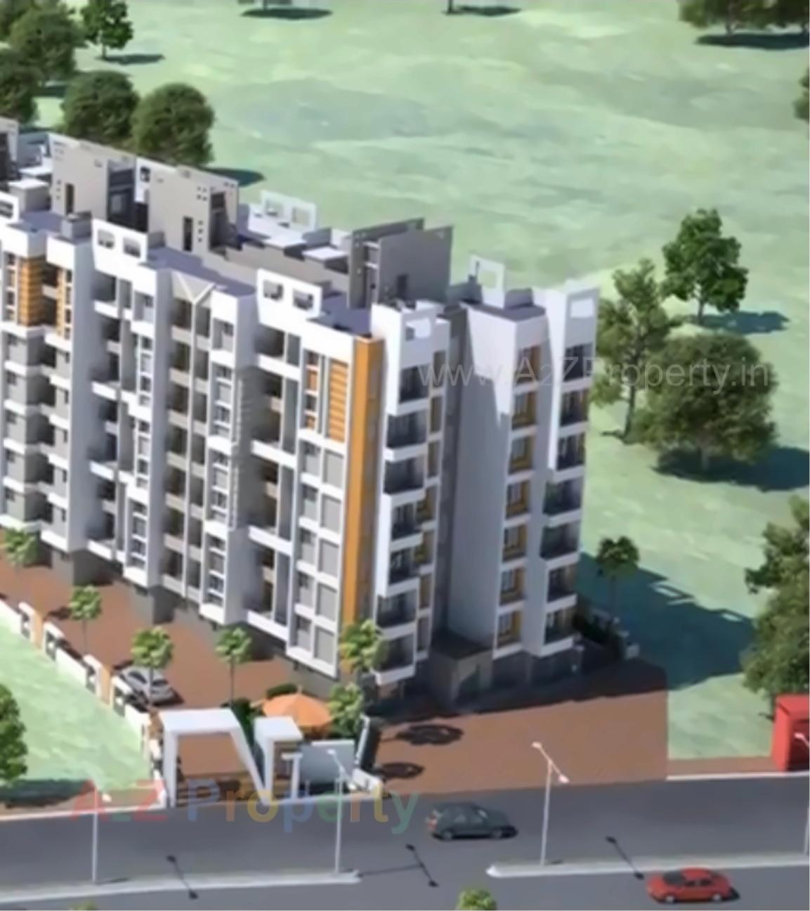 3D Elevation of real estate project Vishnu Vatika A located at Badlapur-m-cl, Thane, Maharashtra