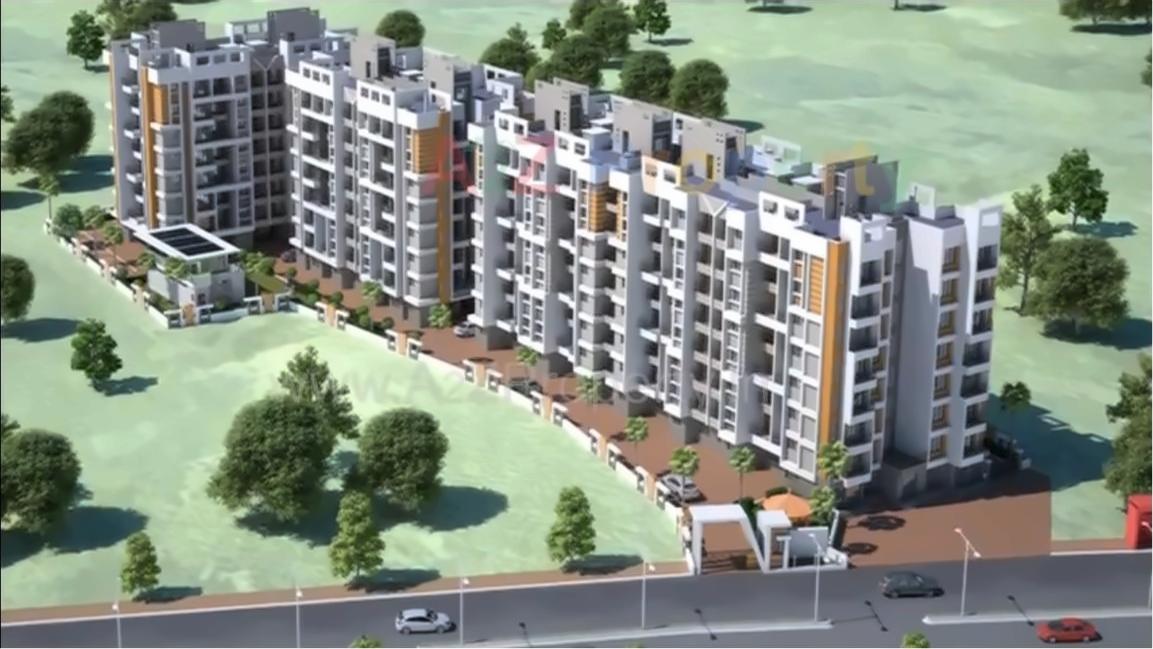 3D Elevation of real estate project Vishnu Vatika A located at Badlapur-m-cl, Thane, Maharashtra