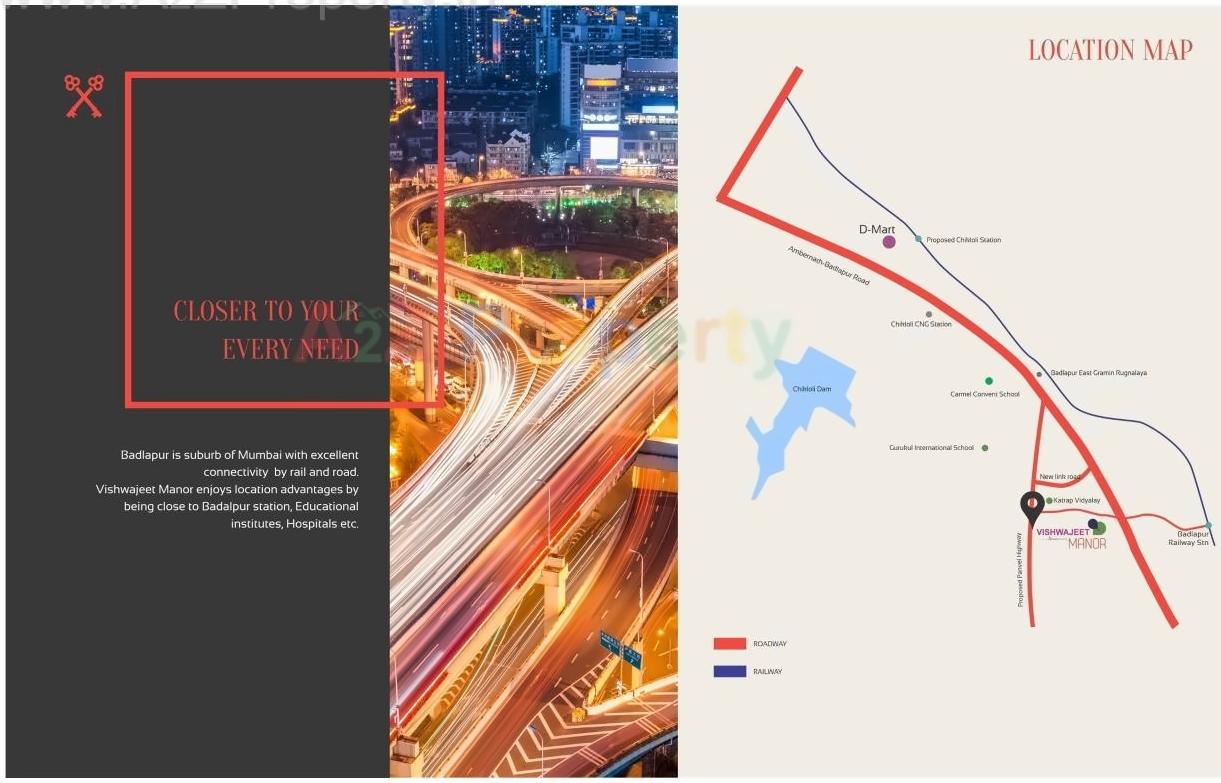  of real estate project Vishwajeet Manor located at Badlapur-m-cl, Thane, Maharashtra