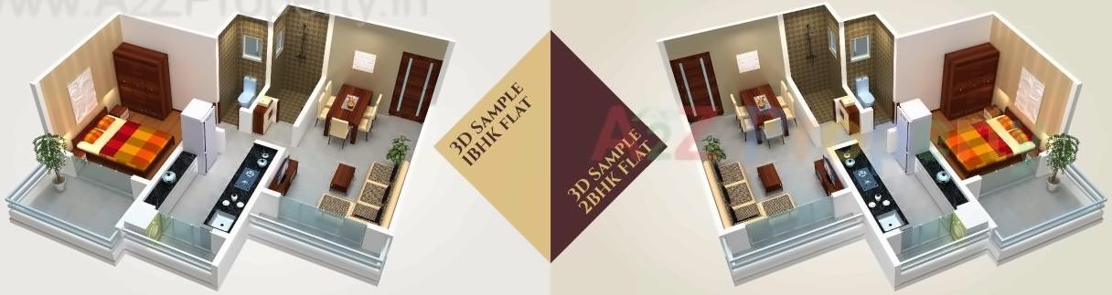  of real estate project Vitthu Paradise  No located at Katemanevali, Thane, Maharashtra