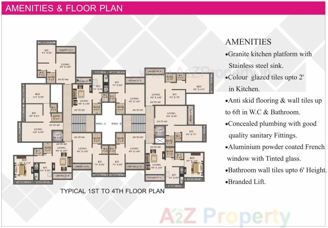 Layout of real estate project Vrindavan Niketan located at Badlapur-m-cl, Thane, Maharashtra