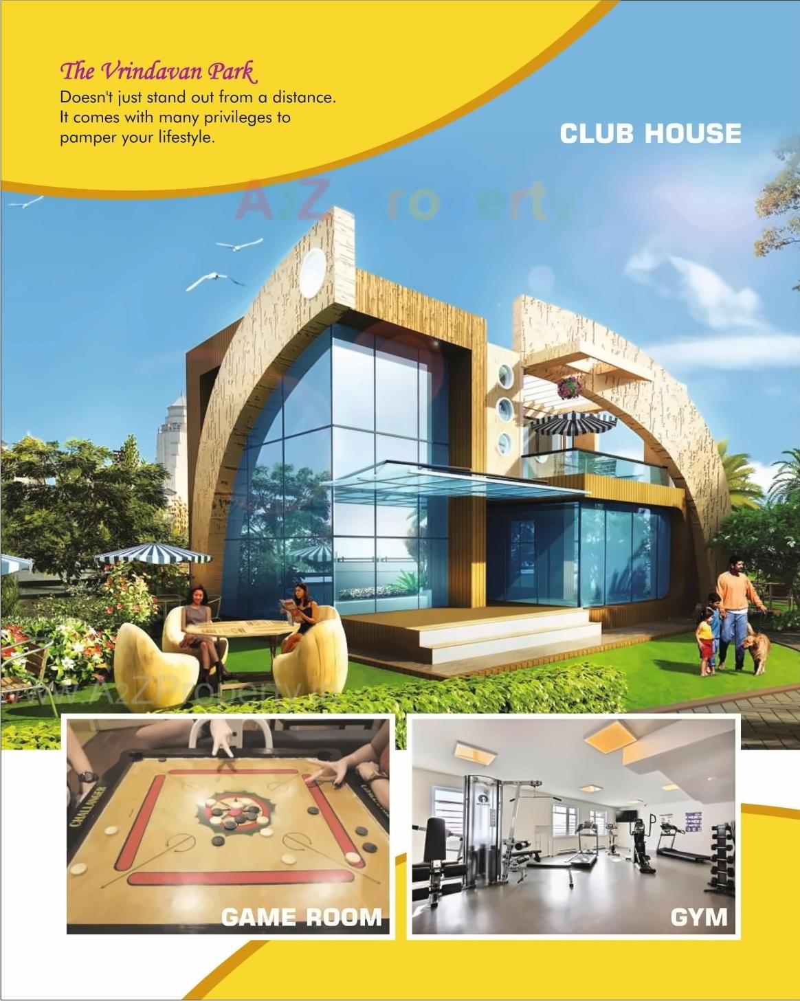 3D Elevation of real estate project Vrindavan Park located at Kalyandombivali-m-corp, Thane, Maharashtra