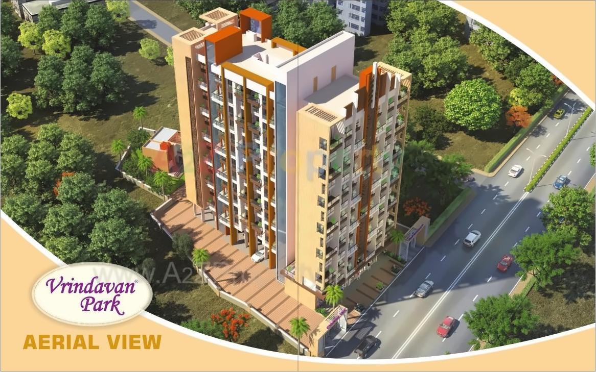 3D Elevation of real estate project Vrindavan Park located at Kalyandombivali-m-corp, Thane, Maharashtra