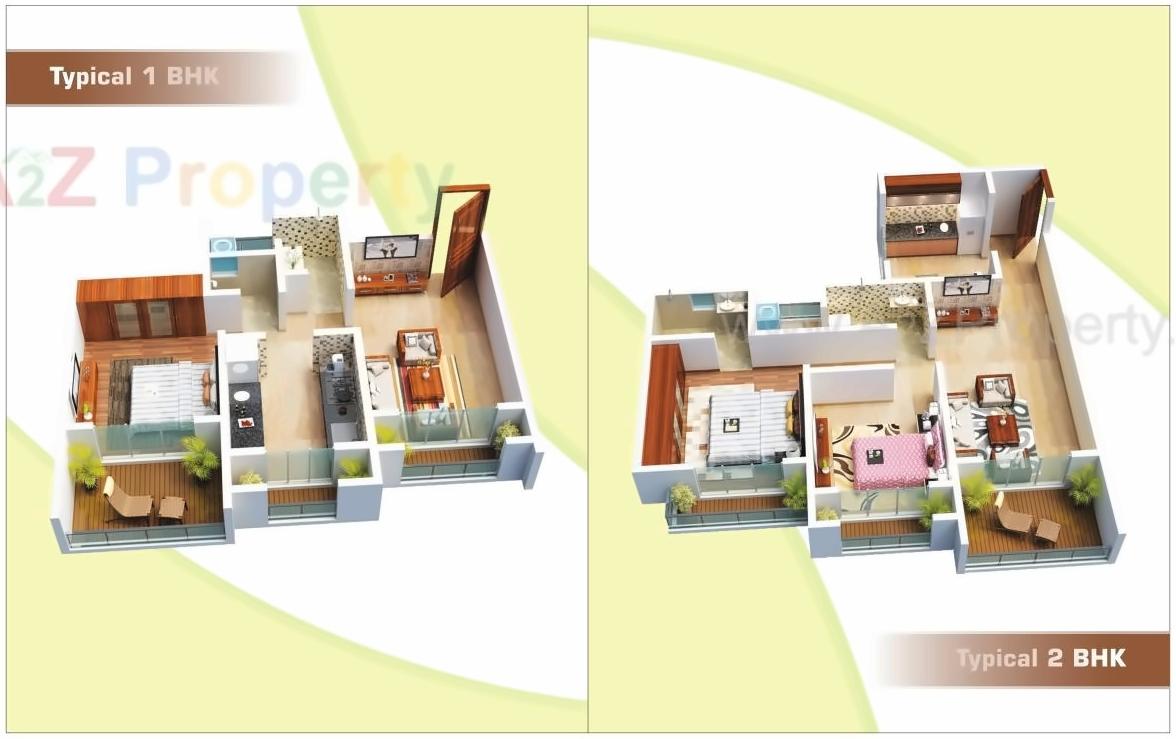 Layout of real estate project Vrindavan Park located at Kalyandombivali-m-corp, Thane, Maharashtra