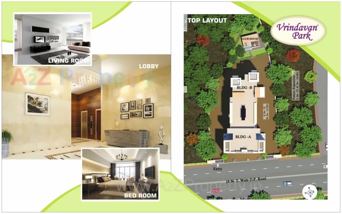 Layout of real estate project Vrindavan Park located at Kalyandombivali-m-corp, Thane, Maharashtra